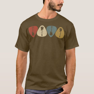 T-shirt Guitare acoustique Arbre de vie Nature Guitariste