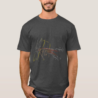 T-shirt Guitare acoustique Joueur Guitariste ou groupe