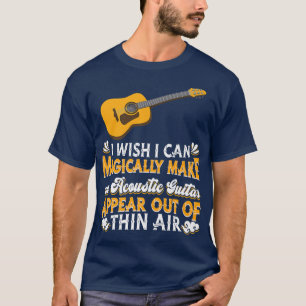 T-shirt Guitare acoustique Joueur magique MusicienGuit mag
