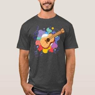 T-shirt Guitare acoustiqueCadeau musicien guitariste53