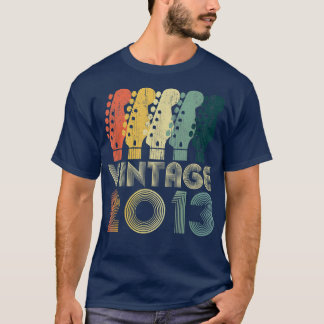 T-shirt Guitare Amant 9 ans Cadeaux Vintage 2013 Limited