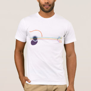 T-shirt Guitare au néon