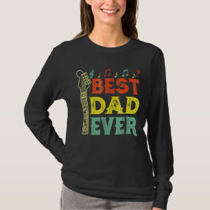 T-shirt Guitare Best Papa Ever Chord Fête des pères guitar