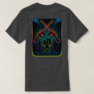 T-shirt Guitare Blacklight d'assaut