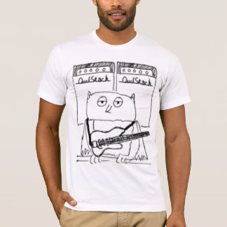 T-shirt guitare de hibou