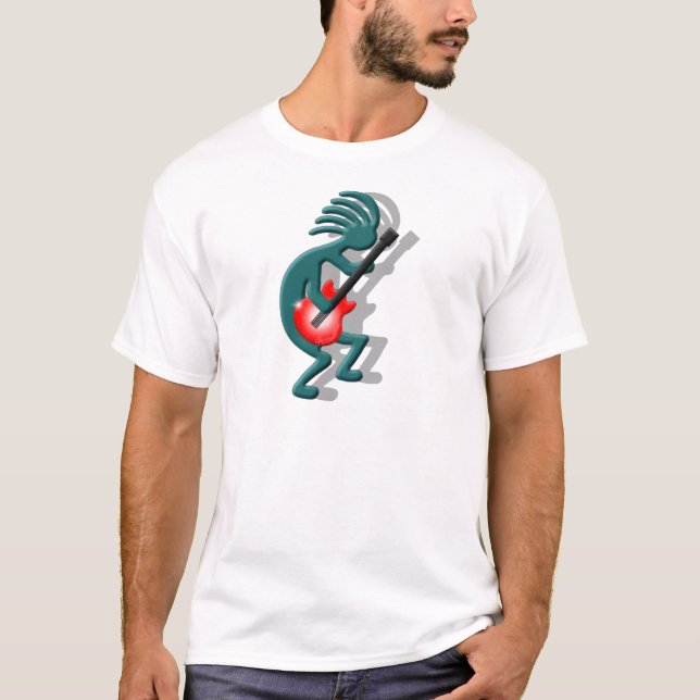 T-shirt Guitare de Kokopelli (Devant)