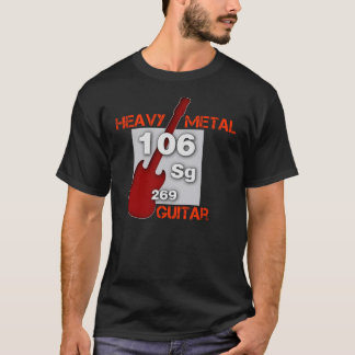 T-shirt Guitare de métaux lourds