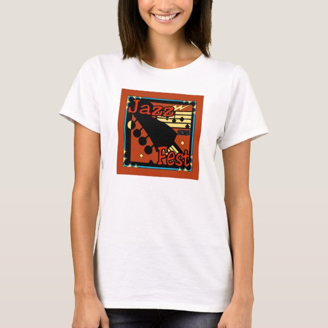 T-shirt Guitare du Jazz Fest 2012 (Devant)