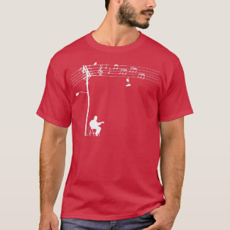 T-shirt Guitare Electric Funny Wired SoundGuitar Player