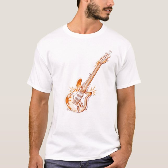T-SHIRT GUITARE ÉLECTRIQUE (Devant)