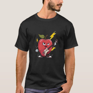 T-shirt Guitare électrique Apple pour les amateurs de frui