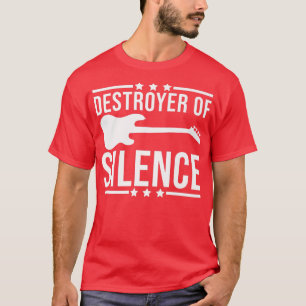 T-shirt Guitare Electrique Bass Player Musique Band Hommes