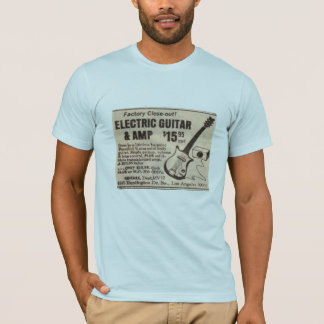 T-shirt Guitare électrique et ampère