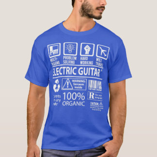 T-shirt Guitare électrique Multi-Tasking Certified Job Don