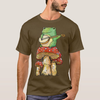 T-shirt Guitare Goblincore Natur Magique Fungi Cottagecore