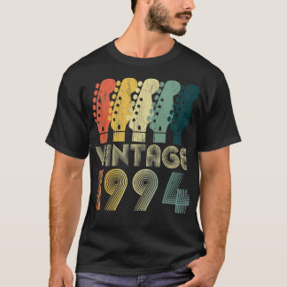 T-shirt Guitare Lover 28 ans Cadeaux Vintage 1994 Limite