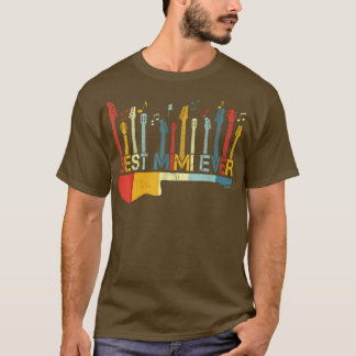 T-shirt Guitare Lover de guitare rétro Vintage Best Mimi E
