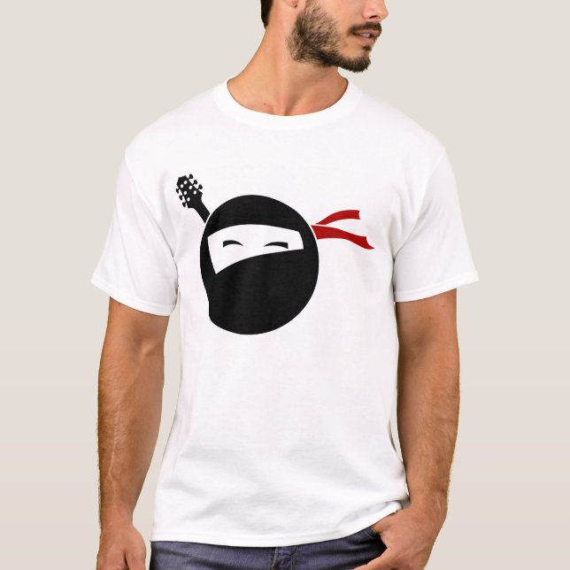 T-shirt Guitare Ninja T pour des garçons (Devant)