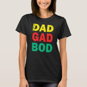 T-shirt Guitare Père Figure Papa Bod Day Dadgadbod Guitari