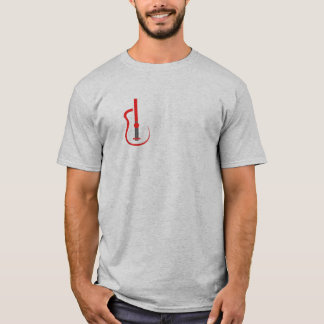 T-shirt guitare rouge