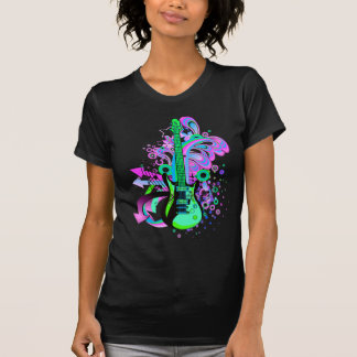 T-shirt Guitare sauvage (noir)