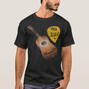 T-shirt Guitare T-Worshi, Pasteur de musique chrétienne de