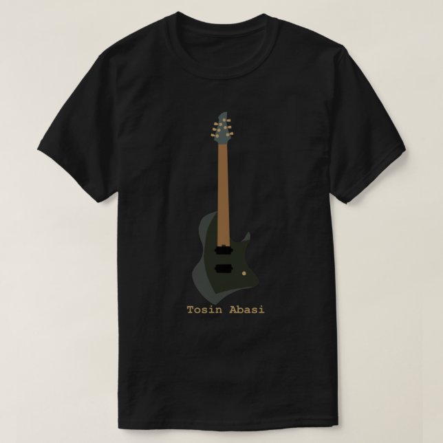 T-shirt Guitare - Tosin Abasi Animaux comme Leaders Classi (Design devant)