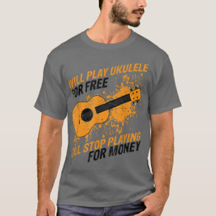 T-shirt Guitare Ukulele concert guitariste cadeau pour mu