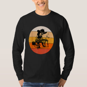 T-shirt Guitare vintage en acier de pédale pour hommes Con