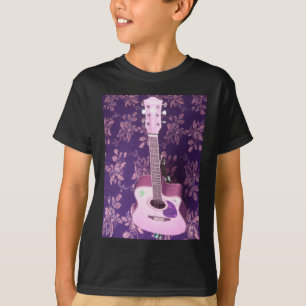 T-shirt Guitare vintage : Le rêve de style africain