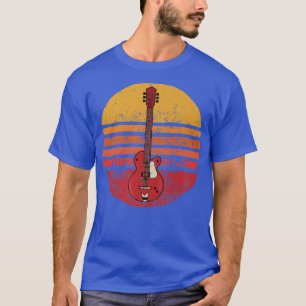 T-shirt Guitare vintage Tee Guitar Players Musique Band Gu