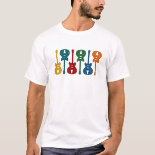 T-shirt Guitares colorées