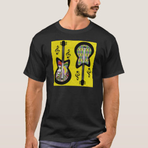 T-shirt Guitares colorées Mardi Gras
