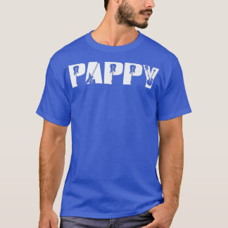 T-shirt Guitarist Pappy Funny Music Guitar Lover Fathers D