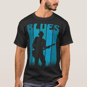 T-shirt Guitariste Bluesman - Musique Blues Vintage pour B