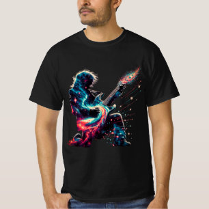 T-shirt guitariste cosmique