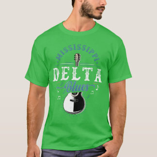 T-shirt Guitariste de blues ou musique rock ou Mississippi