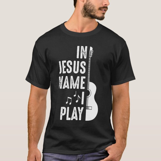 T-shirt Guitariste de Jésus (Devant)