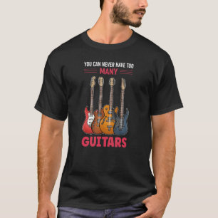 T-shirt Guitariste Guitare Lecteur Musicien Guitare