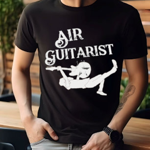 T-shirt Guitariste légendaire de Rock Classique en Air
