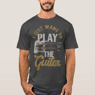 T-shirt Guitariste Music Guitar Player Musician Funny Guit
