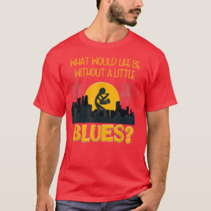 T-shirt Guitariste Musician Blues Guitar Vintage Blues Mus