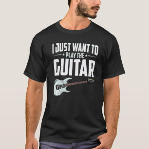 T-shirt Guitariste Musique Rock Musicien Joueur de guitare