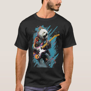 T-shirt Guitariste Rock Guitare Polar Bear