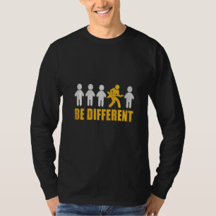 T-shirt Guitariste Sois Différent Musicien Guitare Rock'n