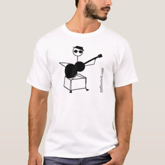 T-shirt Guitariste sur la chaise