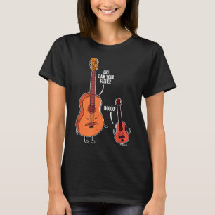 T-shirt Guitariste - Uke, je suis ton père pour ukulele m