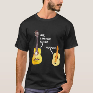 T-shirt Guitariste - Uke, Je Suis Votre Père Funny Ukulele