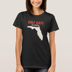 T-shirt Gulf Gate Florida USA State America Travel Floridi