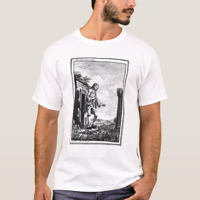 T-shirt Gulliver parmi les Lilliputians (Devant)